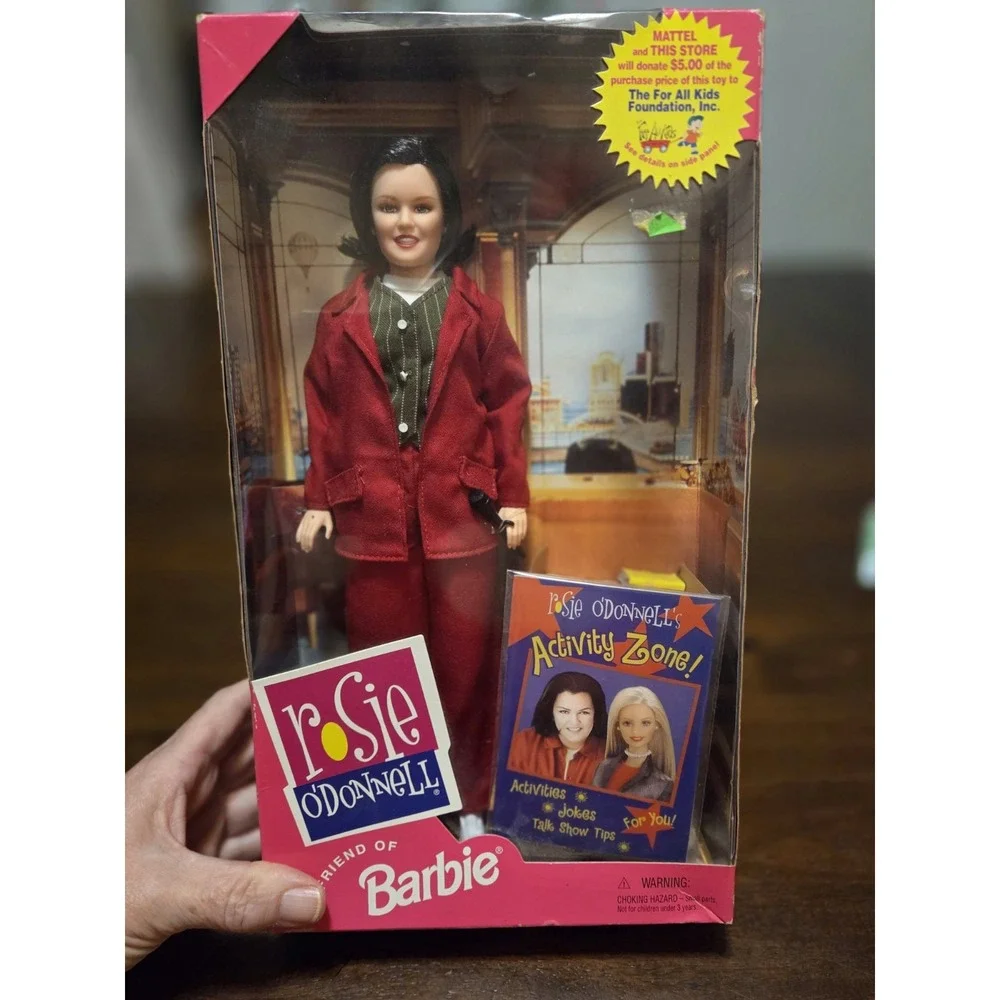 Vintage Rosie O Donnell Friend Of Barbie Doll Mattel New